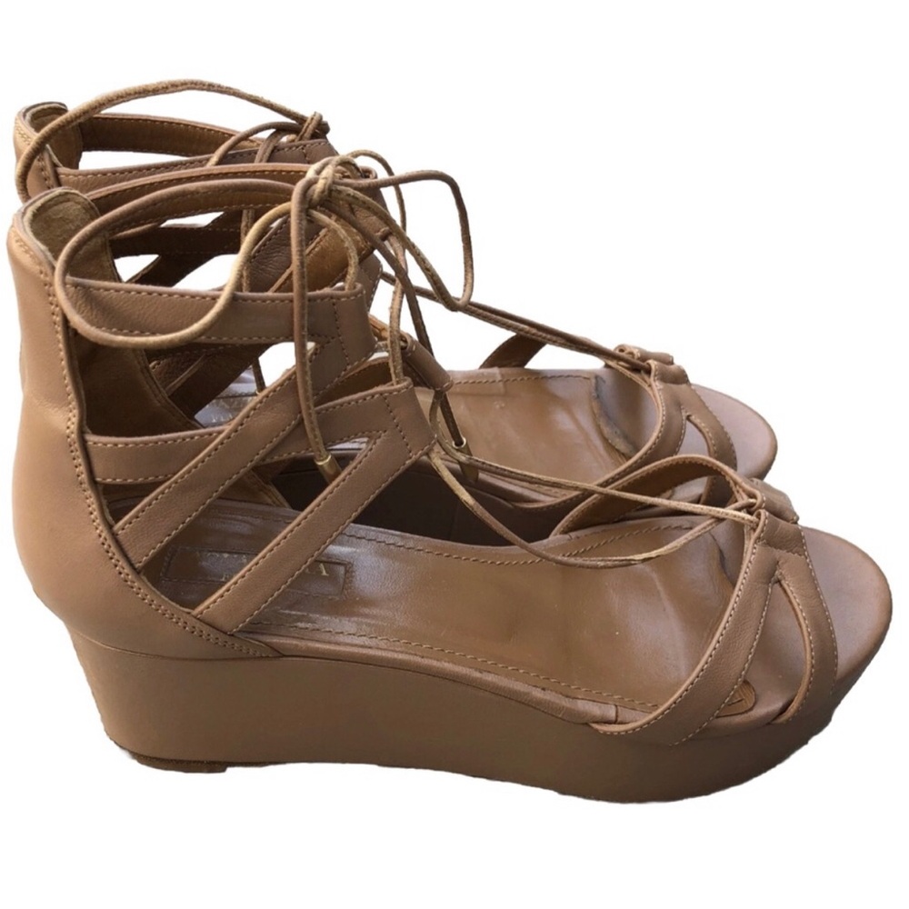 Aquazurra Firenze Beverly Hills Platform Sandals. Size 36.5.
